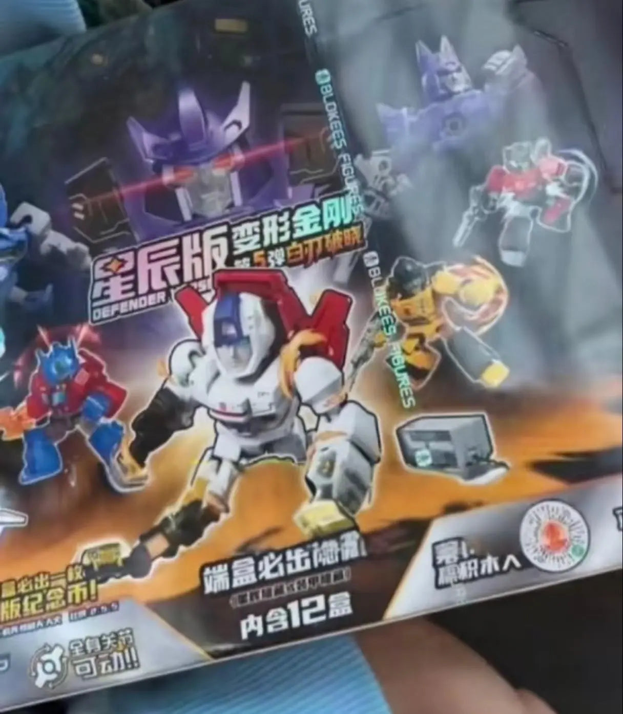 DMHTOY Blokees Transformers Defender Version 5 Blind Box