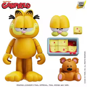 DMHTOY Pre order Garfield Family 1/18 Garfield Odie Nermal Action Figure