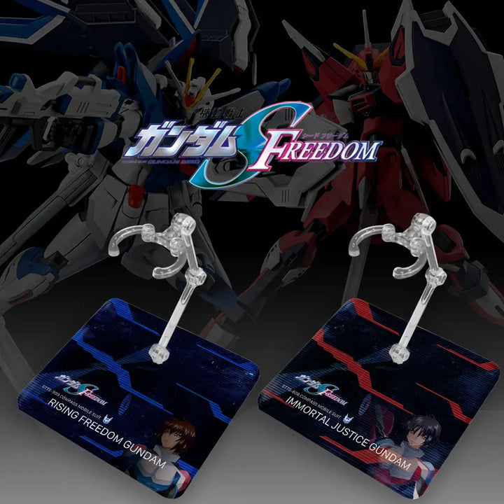 DMHTOY In Stock Plexiglass Customization Base for the Robot Spirits Rising Freedom Immortal Justice