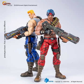 DMHTOY HIYA 1/12 Contra: Operation Galuga Bill Rizer Lance Bean 6" Action Figure