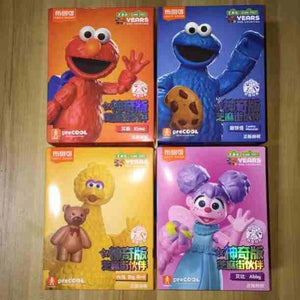 Bloks Sesame Street Elmo Cookie Monster Big Bird Abby Model Kit | DMHTOY