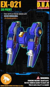 IN STOCK Anubis EX021 3D Print Detail Upgarde Accessorise For The Witch From Mercury 1/144 HG gundam Aerial Schwarzette Gundvolva