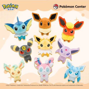 DMHTOY Pokemon Eevee Doll series Sylveon Umbreon Leafeon Glaceon Plush Toys