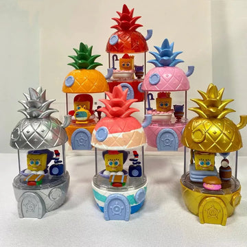 DMHTOY SpongeBob SquarePants Pineapple House Blind Box