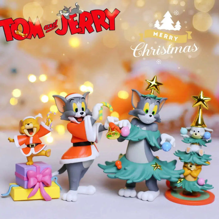 DMHTOY Tom and Jerry Christmas Tree Series Blind Box