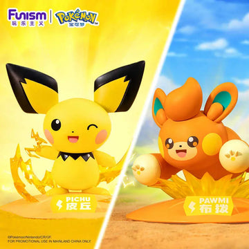 DMHTOY Funism Pokemon PICHU PAWMI Mini Figurines