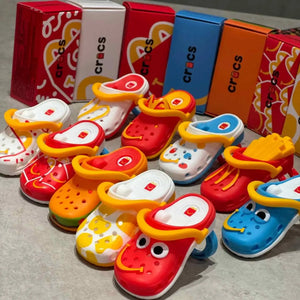 DMHTOY McDonald's Crocs Hole Shoes Keychain