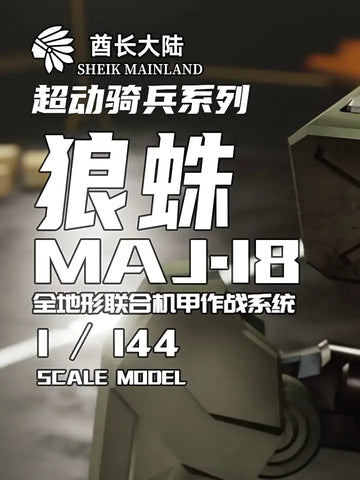 DMHTOY In Stock Sheik Mainland MAJ-18 Tarantula Squad SM07A 3pcs Set Model Kit