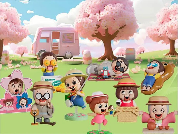 DMHTOY Sunny Outing Adventure Series Model Figurines Blind Box