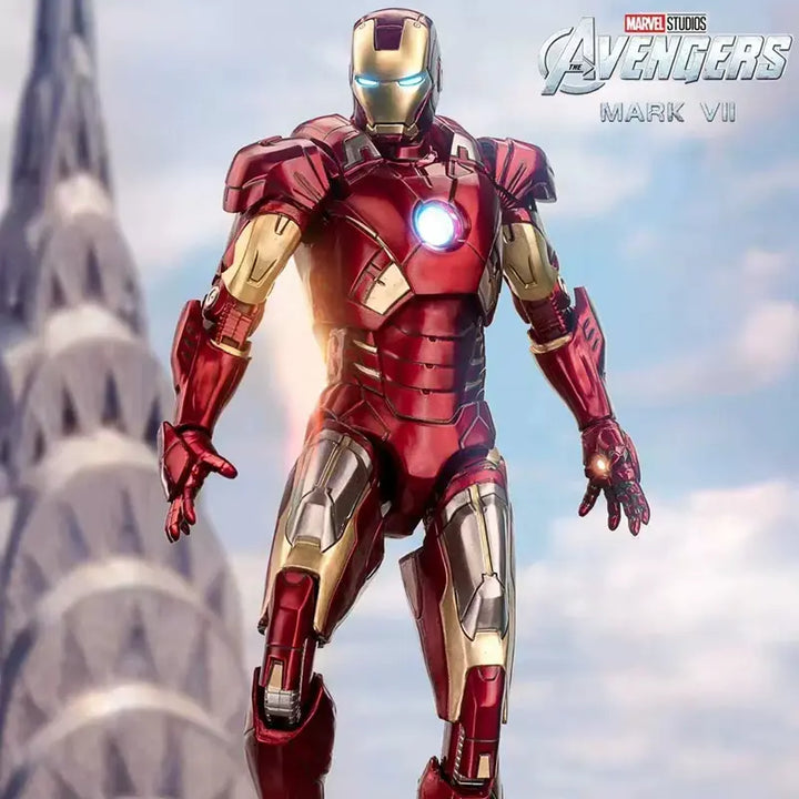 DMHTOY In Stock ZD Toy Marvel 7" Iron Man MK7 1/10 Action Figure