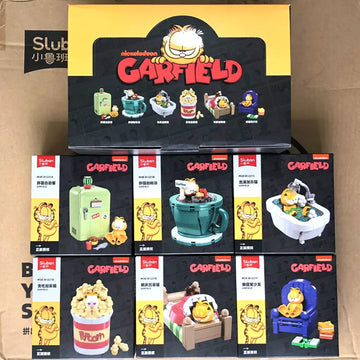 DMHTOY In Stock Sluban Garfield Life Theme Building Blocks Set