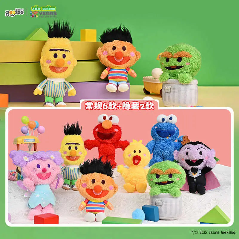 DMHTOY Reesee Sesame Street blessing Blind Box Plush Doll