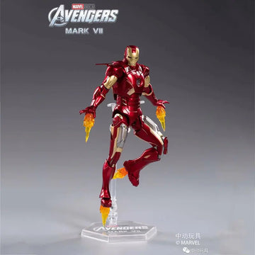 DMHTOY In Stock ZD Toy Marvel 7" Iron Man MK7 1/10 Action Figure