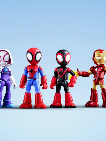 DMHTOY Bloks Marvel Into the Spider-Verse Spidey Amazing Friends Mini Figure