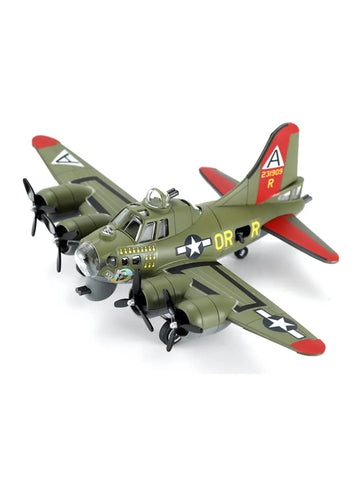 DMHTOY In Stock MENG Kids mPLANE-001 Flying B-17G Fortress Bomber Model Kit