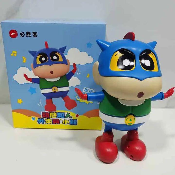 DMHTOY Pizza Hut & Crayon Shinchan Superman Figure Color Changing Mug