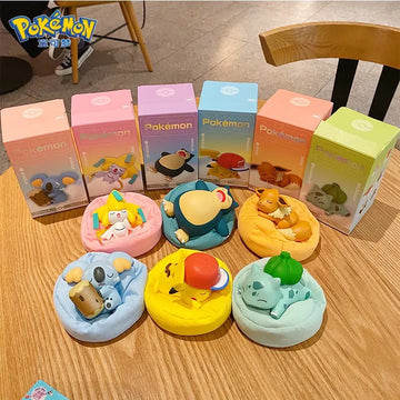 DMHTOY Pokemon Leisure Time Series Decoration Model Figurines