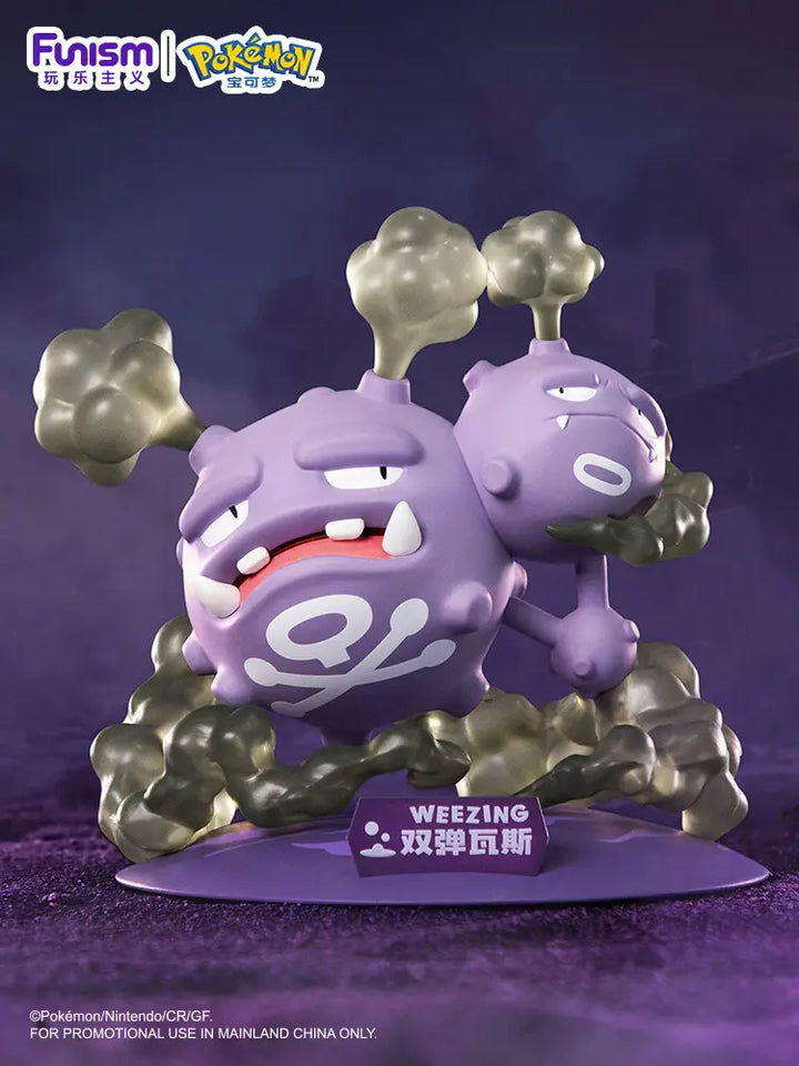 DMHTOY Funism Pokemon WEEZING SIRFETCH'D Mini Figurines