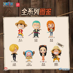 DMHTOY Miniso One Piece Luffy Blind Boxes Figures