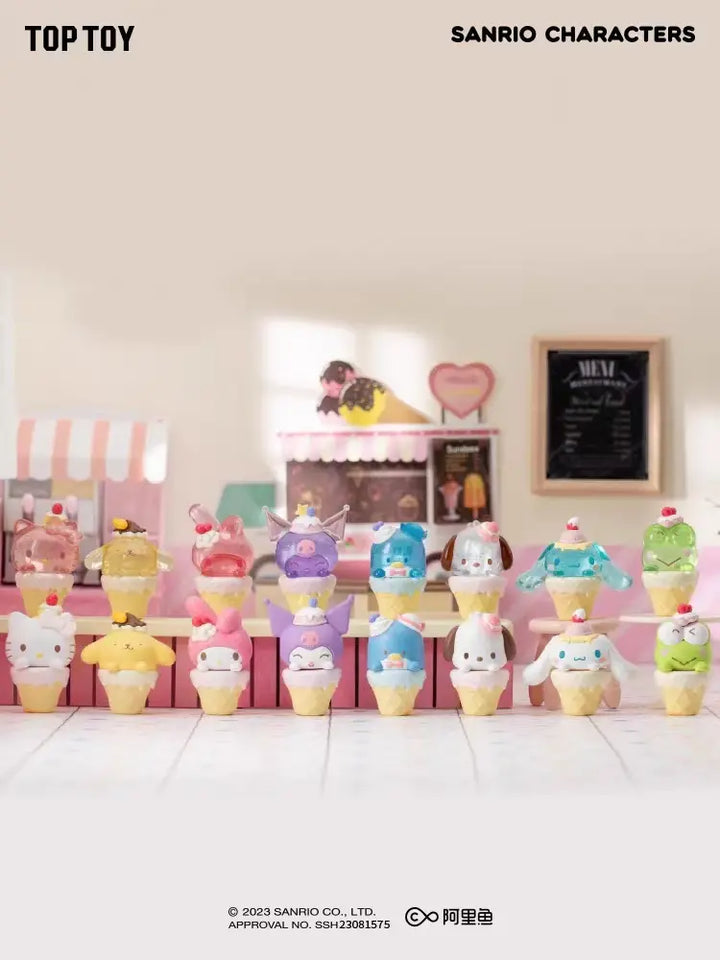 DMHTOY Sanrio Characters Mini Ice Cream Cone Series Blind Bag