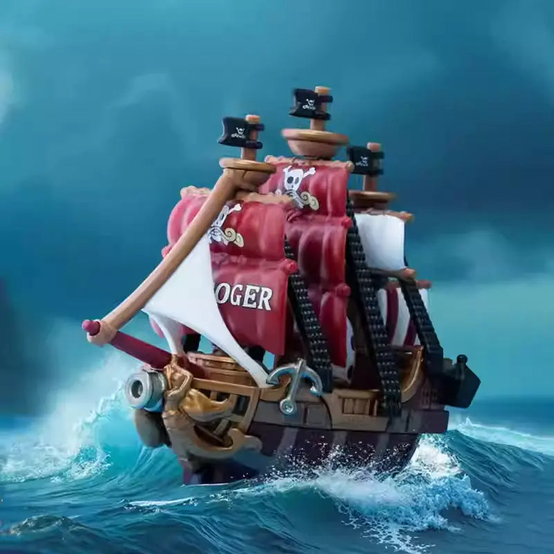 DMHTOY Popmart One Piece Vynyl Figures Blind Box The Grand Line Series Vehicles