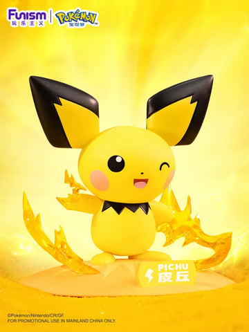 DMHTOY Funism Pokemon PICHU PAWMI Mini Figurines