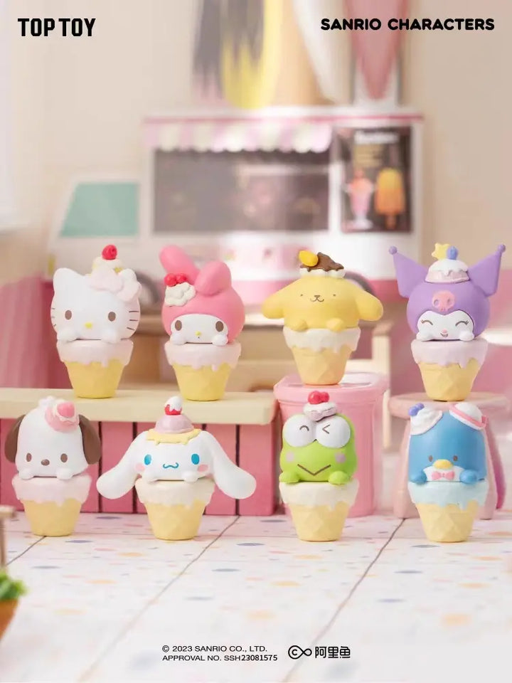 DMHTOY Sanrio Characters Mini Ice Cream Cone Series Blind Bag