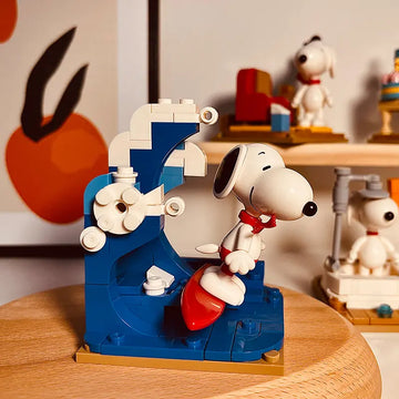 DMHTOY Snoopy Blind Box Mini Building Blocks