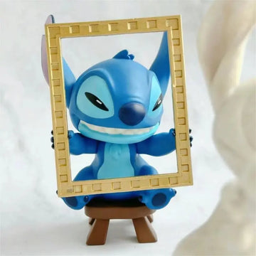 DMHTOY BeastKingdom MEA-045 Stitch Art Gallery Series Blind Box Mini Figure