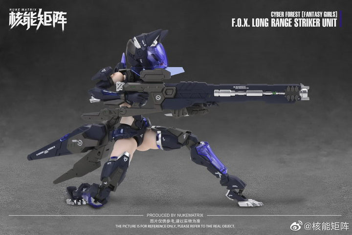DMHTOY Nuke Matrix Cyber Forest Fantasy Girls Long Range Striker Unit Vivienne Hayha Model Kit