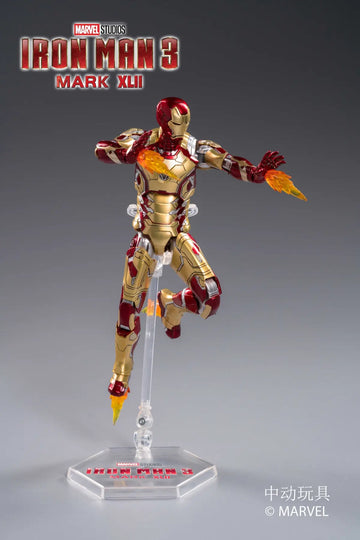 DMHTOY In Stock ZD Toy Marvel 1/10 Iron Man MK42 Action Figure