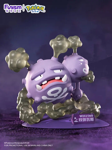 DMHTOY Funism Pokemon WEEZING SIRFETCH'D Mini Figurines