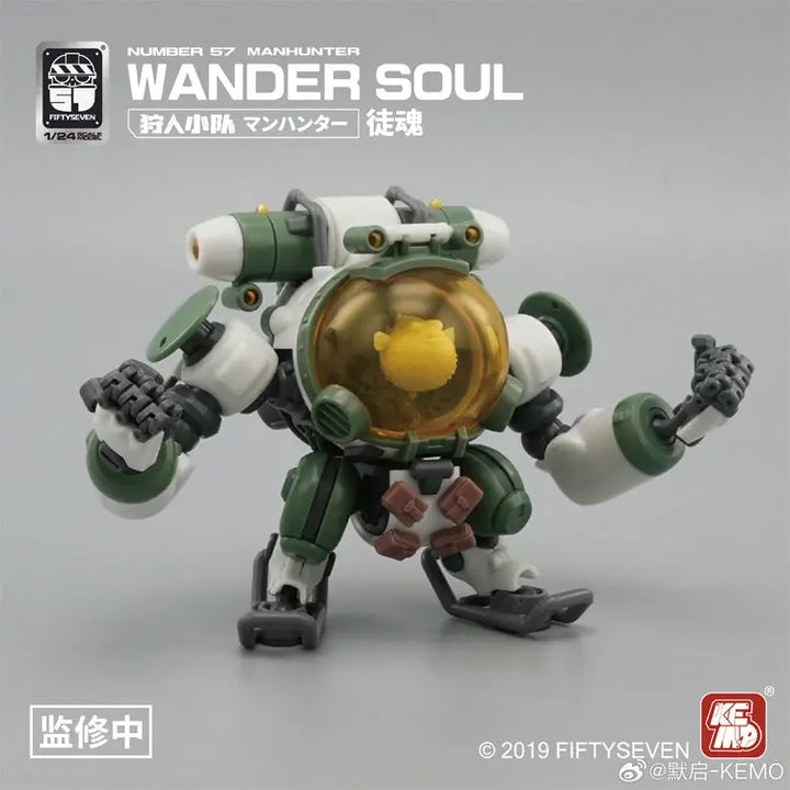 In Stock KEMO Number Manhunter 57 No.57 1/24 Scale Wander Soul Model Kit