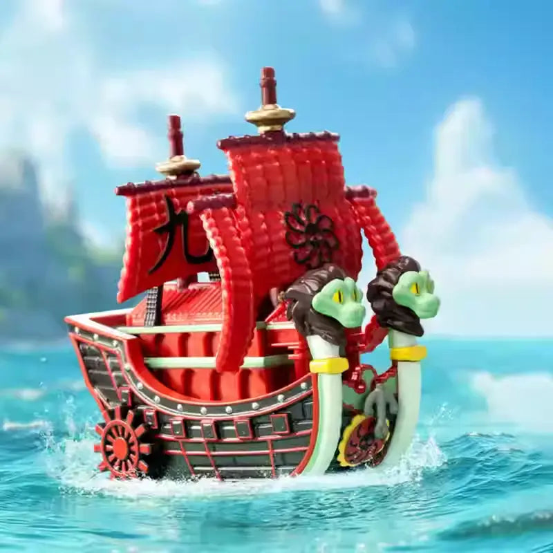 DMHTOY Popmart One Piece Vynyl Figures Blind Box The Grand Line Series Vehicles