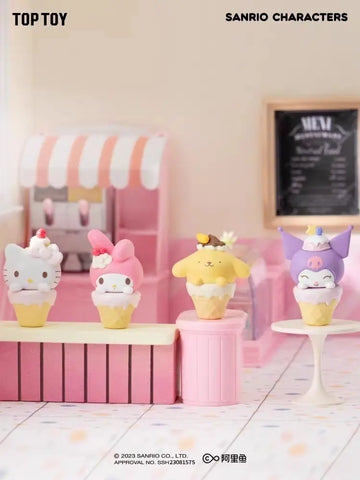 DMHTOY Sanrio Characters Mini Ice Cream Cone Series Blind Bag