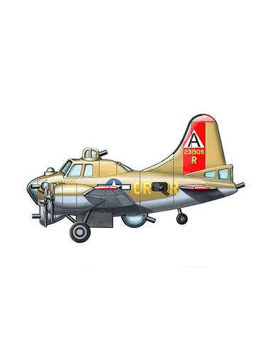 DMHTOY In Stock MENG Kids mPLANE-001 Flying B-17G Fortress Bomber Model Kit