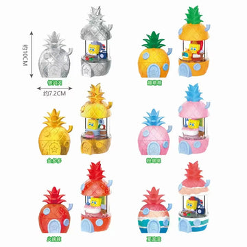 DMHTOY SpongeBob SquarePants Pineapple House Blind Box