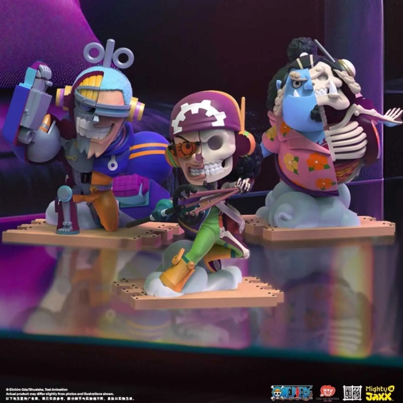 DMHTOY Mighty Jaxx One Piece X Jason Freeny Skeleton Blind Boxes Vol.9