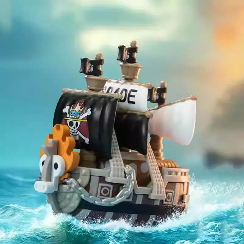 DMHTOY Popmart One Piece Vynyl Figures Blind Box The Grand Line Series Vehicles