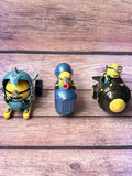 DMHTOY Yolopark Despicable Me 4 DM4 Minions Racer Friction Car