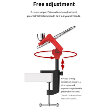 DSPIAE PT-AR Airbrush Rack Spray Tools Holder for Model Kit