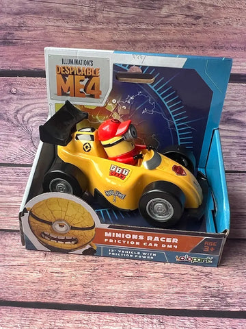 DMHTOY Yolopark Despicable Me 4 DM4 Minions Racer Friction Car