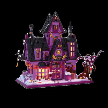 DMHTOY ZHEGAO 612019 Magic Broomstick Bar 2613pcs Mini Building Blocks