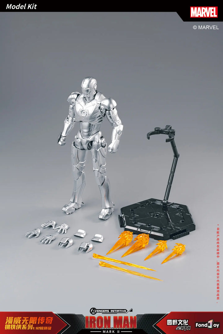 DMHTOY In Stock Findjoy Infinity SAGA 1/12 Iron Man Mark II Mark III Model Kit Marvel Avengers Initiative