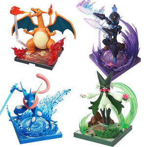 Blokees Pokemon Greninja Meowscarada Charizard Ceruledge Model Kit | DMHTOY