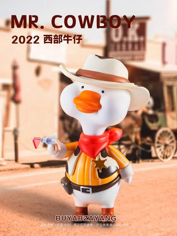 DMHTOY Big White Duck Series Cute Blind Boxes Figure