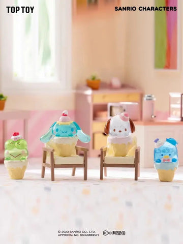 DMHTOY Sanrio Characters Mini Ice Cream Cone Series Blind Bag