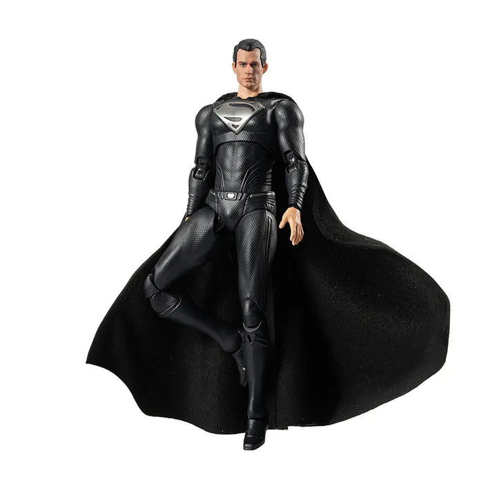 DMHTOY Fondjoy DC Justice League 1/9 Black Superman Action Figure