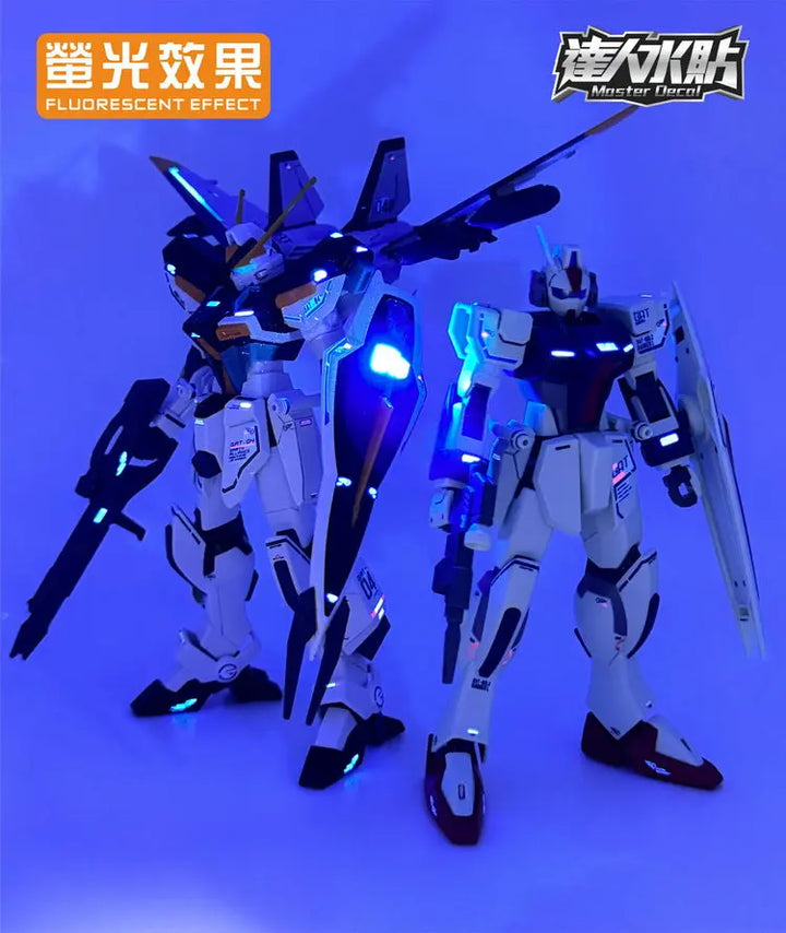DMHTOY In Stock H030 Fluorescent Decals Suitable for HG 1/144 GAT-04 Windam Model Kit