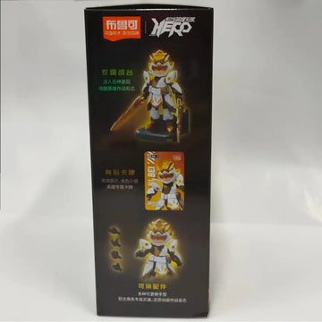 DMHTOY In Stock Bloks Hero Zhangfei Liubei Yangjian Assembly Model Kit